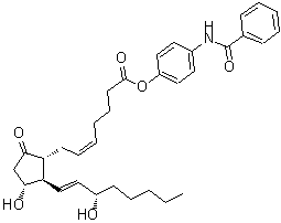 CAS#: 57790-53-1, 4-(Benzoylamino)Phenyl (5Z,11alpha,13E,15S)-11,15-Dihydroxy-9-Oxoprosta-5,13-Dien-1-Oate