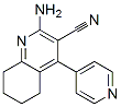 CAS#: 577985-54-7, 2-Amino-5,6,7,8-Tetrahydro-4-(4-Pyridinyl)-3-Quinolinecarbonitrile