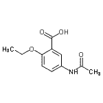 CAS#: 578-11-0, 5-Acetamido-2-Ethoxy-Benzoic Acid