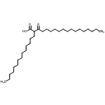 CAS 登录号：578-31-4， 3-氧代-2-十四烷基十八烷酸