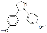 CAS 登录号：5782-30-9， 2,3-二(4-甲氧基苯基)-1-吡咯啉