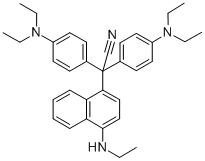CAS 登录号:57855-48-8, 二(4-N,N-二乙基氨基-苯基)-(4-N-乙基氨基-萘-1-基)乙腈