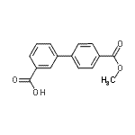 CAS#: 579510-89-7, 4'-(Methoxycarbonyl)-3-Biphenylcarboxylic Acid