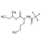 CAS 登录号：57983-76-3， 仲-丁基N-(三氟乙酰基)去甲亮氨酸酯