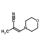 CAS 登录号：57988-64-4， (2Z)-2-甲基-3-(4-吗啉基)丙烯腈
