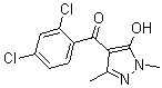 CAS 登录号：58010-98-3， 4-(2,4-二氯苯甲酰基)-1,3-二甲基-5-羟基吡唑