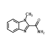 CAS 登录号：5805-75-4， 1-甲基-1H-苯并咪唑-2-甲酰胺