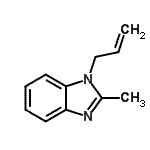 CAS 登录号：5805-84-5， 1-烯丙基-2-甲基-1H-苯并咪唑