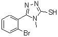 CAS#: 58064-57-6, 5-(2-Bromophenyl)-4-Methyl-4H-1,2,4-Triazole-3-Thiol
