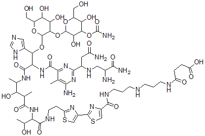 CAS 登录号：58071-33-3， 3-(4-琥珀酰氨基丁基氨基)丙基氨基博来霉素