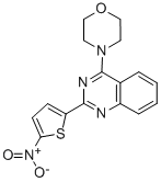 CAS 登录号：58139-48-3， 4-吗啉基-2-(5-硝基-2-噻吩基)喹唑啉