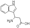 CAS 登录号：5814-94-8， 3-氨基-3-(1H-吲哚-3-基)丙酸