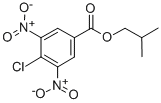 CAS 登录号：58263-53-9， 4-氯-3,5-二硝基-苯甲酸异丁酯
