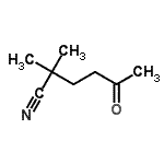 CAS#: 58422-82-5, 2,2-Dimethyl-5-Oxohexanenitrile