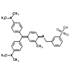 CAS#: 5844-05-3, 3-{[(4-{Bis[4-(Dimethylamino)Phenyl]Methylene}-2-Methyl-2,5-Cyclohexadien-1-Ylidene)Amino]Methyl}Benzenesulfonic Acid