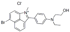 CAS#: 58441-54-6, 6-Bromo-2-[4-[Ethyl(2-Hydroxyethyl)Amino]Phenyl]-1-Methylbenz[cd]Indolium Chloride