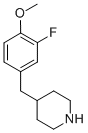 CAS 登录号：584555-74-8， 4-(3-氟-4-甲氧基-苄基)-哌啶