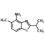 CAS#: 58460-37-0, 2-Isopropyl-5-Methyl-1,3-Benzothiazol-4-Amine