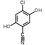 CAS#: 58543-90-1, 4-Chloro-2,5-Dihydroxybenzonitrile