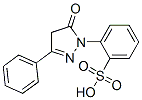 CAS 登录号：5855-68-5， 2-(4,5-二氢-5-氧代-3-苯基-1H-吡唑-1-基)苯磺酸
