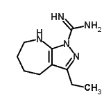 CAS#: 585520-64-5, 3-Ethyl-5,6,7,8-Tetrahydropyrazolo[3,4-b]Azepine-1(4H)-Carboximidamide