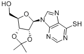 CAS 登录号：5856-48-4， 2',3'-O-异亚丙基-6-硫代肌苷