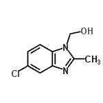 CAS#: 58566-87-3, (5-Chloro-2-Methyl-1H-Benzimidazol-1-Yl)Methanol