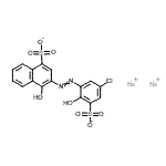 CAS#: 5858-45-7, Disodium 3-[(5-Chloro-2-Hydroxy-3-Sulfonatophenyl)Diazenyl]-4-Hydroxy-1-Naphthalenesulfonate