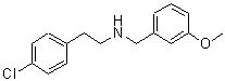 CAS 登录号：586333-01-9， 2-(4-氯苯基)-N-(3-甲氧基苄基)乙胺