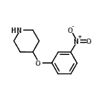 CAS#: 586412-89-7, 4-(3-Nitrophenoxy)Piperidine