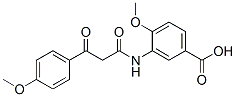CAS#: 5867-18-5, 4-Methoxy-3-[[3-(4-Methoxyphenyl)-1,3-Dioxopropyl]Amino]Benzoic Acid