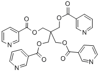 CAS 登录号：5868-05-3， 季戊四醇四烟酸酯