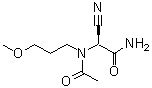 CAS 登录号：58685-32-8， N<sup>2</sup>-乙酰基-N-(3-甲氧基丙基)-3-次氮基丙氨酰胺