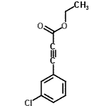 CAS 登录号：58686-68-3， 乙基3-(3-氯苯基)-2-丙炔酸酯