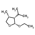 CAS 登录号：586953-16-4， (2R,3S,4R)-2-乙氧基-3-异丙基-4-甲基四氢呋喃