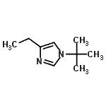 CAS#: 586964-65-0, 4-Ethyl-1-(2-Methyl-2-Propanyl)-1H-Imidazole