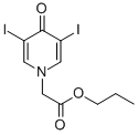 CAS#: 587-61-1, Propyl 3,5-diiodo-4-pyridone-N-acetate