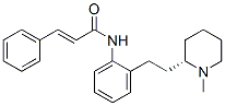CAS 登录号：58754-46-4， (E)-N-[2-[2-[(2S)-1-甲基-2-哌啶基]乙基]苯基]-3-苯基-丙-2-烯酰胺