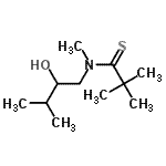 CAS 登录号：58832-29-4， N-(2-羟基-3-甲基丁基)-N,2,2-三甲基丙烷硫代酰胺