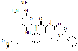 CAS 登录号：58840-30-5， 苯甲酰基-脯氨酰-苯丙氨酰-精氨酰对硝基苯胺