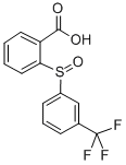 CAS 登录号：58844-70-5， 2-[(3-三氟甲基苯基)亚磺酰]苯甲酸