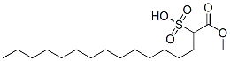 CAS 登录号：58849-75-5， 1-甲氧基-1-氧代十六烷-2-磺酸
