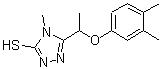 CAS 登录号：588673-73-8， 5-[1-(3,4-二甲基苯氧基)乙基]-4-甲基-4H-1,2,4-三唑-3-硫醇