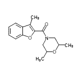 CAS#: 588674-74-2, (2,6-Dimethyl-4-Morpholinyl)(3-Methyl-1-Benzofuran-2-Yl)Methanone