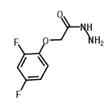 CAS 登录号：588676-13-5， 2-(2,4-二氟苯氧基)乙酰肼