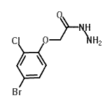 CAS 登录号：588680-03-9， 2-(4-溴-2-氯苯氧基)乙酰肼