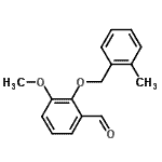 CAS#: 588681-48-5, 3-Methoxy-2-[(2-Methylbenzyl)Oxy]Benzaldehyde