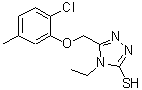CAS#: 588692-13-1, 5-[(2-Chloro-5-Methylphenoxy)Methyl]-4-Ethyl-4H-1,2,4-Triazole-3-Thiol