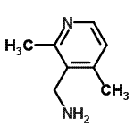 CAS 登录号：588729-46-8， 1-(2,4-二甲基-3-吡啶基)甲胺