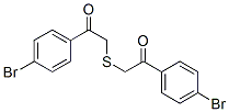 CAS 登录号：58881-56-4， 2,2'-硫代二[1-(4-溴苯基)-乙酮]
